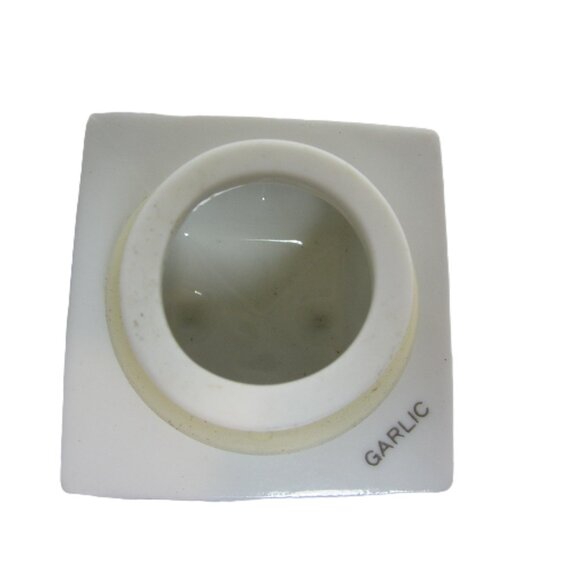 Original Lenox Spice Village Garlic Spice Jar Cottage House Ceramic - Picture 6 of 8